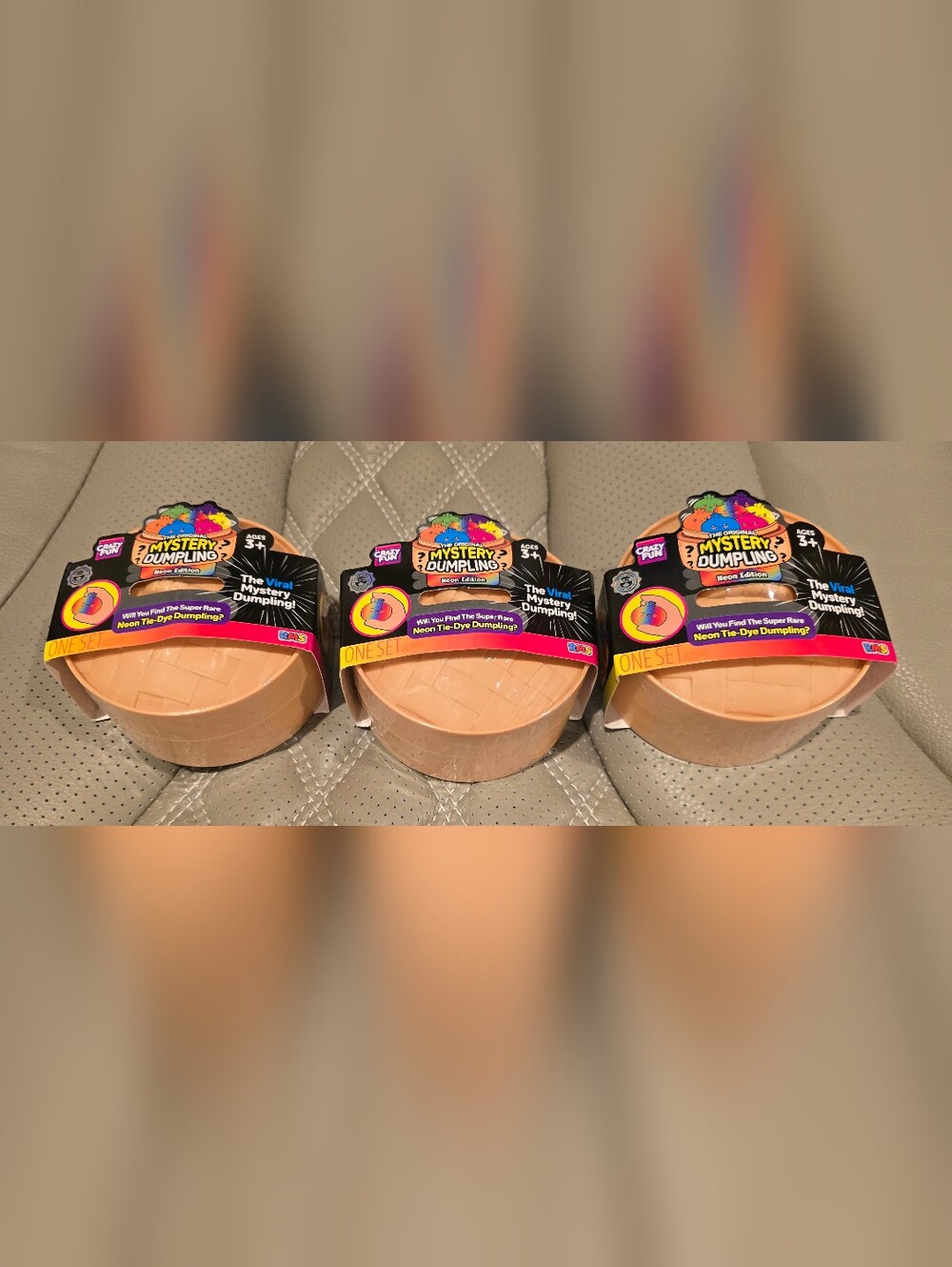 1-Neon Tie-Dye Edition Dumpling, 3 Available, Price Is For 1 Dumpling